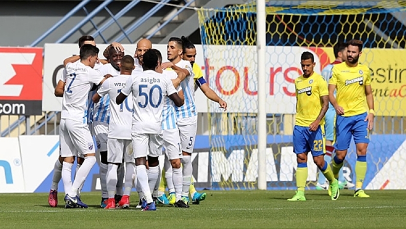 Οι πανηγυρισμοί της Λαμίας στη νίκη με 3-1 στην Τρίπολη απέναντι στον Αστέρα