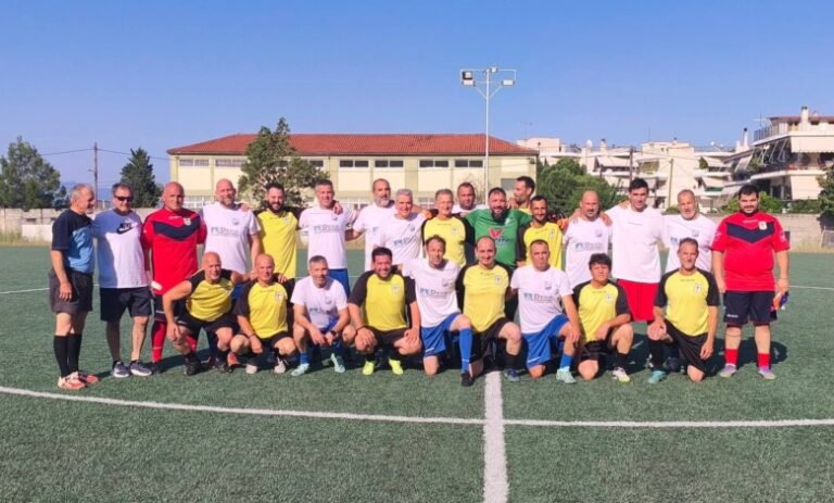 Ποδοσφαιρική νοσταλγία και θέαμα στο φιλικό των Βετεράνων Άρη Αγίου Κωνσταντίνου – Α.Σ. Λαμία